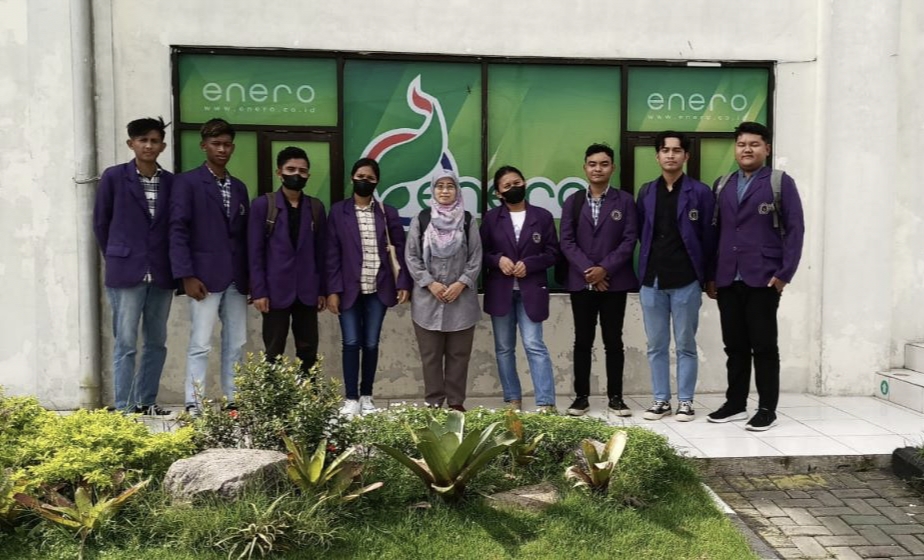 Mahasiswa Program Studi Teknik Kimia Unitri jalani magang PT. Energi Agro Nusantara. (Foto: Ist / reportasemalang)