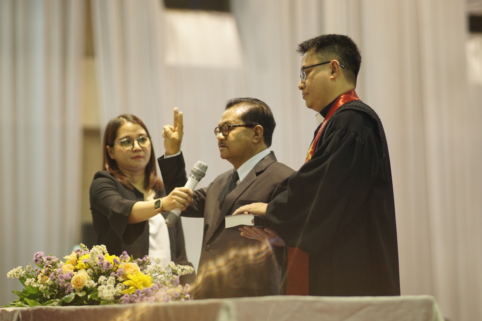 Dr Ir Stefanus Yufra M Taneo MS MSc resmi menjabat Rektor Universitas Ma Chung periode 2023-2027. (Foto:Ist/reportasemalang)