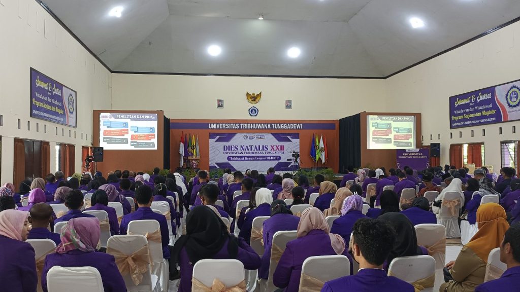 Suasana Dies Natalis ke-22 UNITRI. (Foto:Agus reportasemalang)