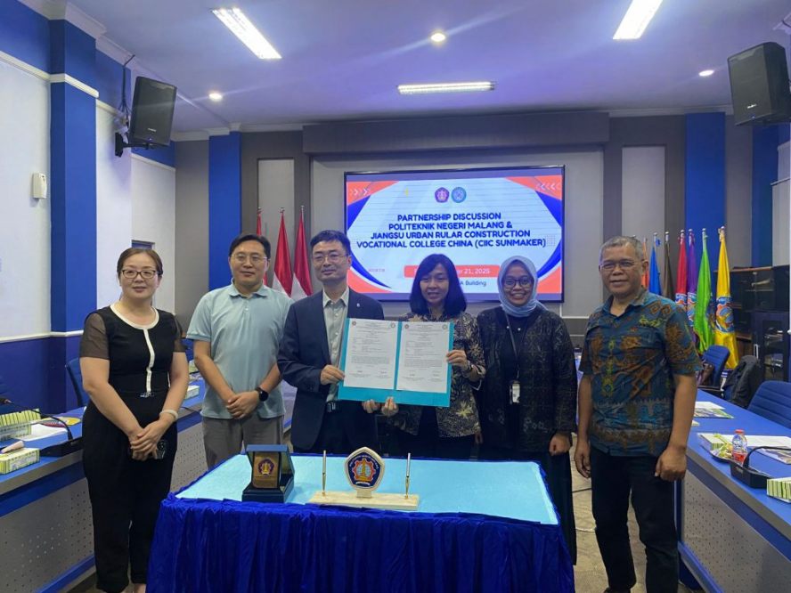 Polinema dan JSCC Tiongkok Perkuat Kerja Sama Diploma Bersama Teknik Sipil