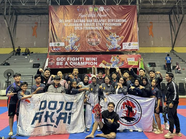 Karateka UMM Borong Enam Medali di Kejuaraan Nasional