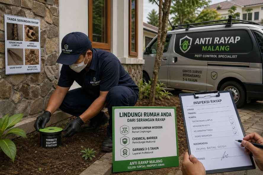 Jasa Anti Rayap Malang: Panduan Lengkap Melindungi Properti di Kota Dingin