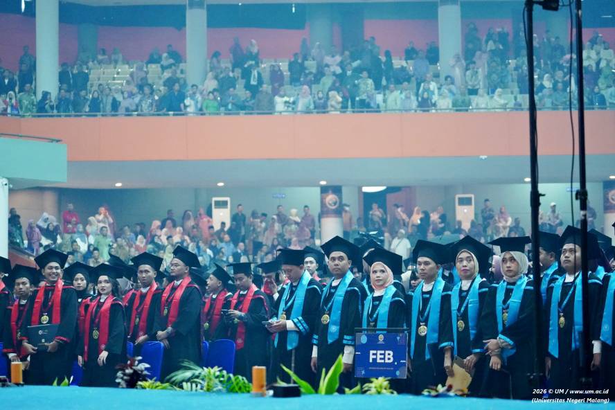 Gelar Wisuda ke-137, UM Kukuhkan 1.199 Lulusan