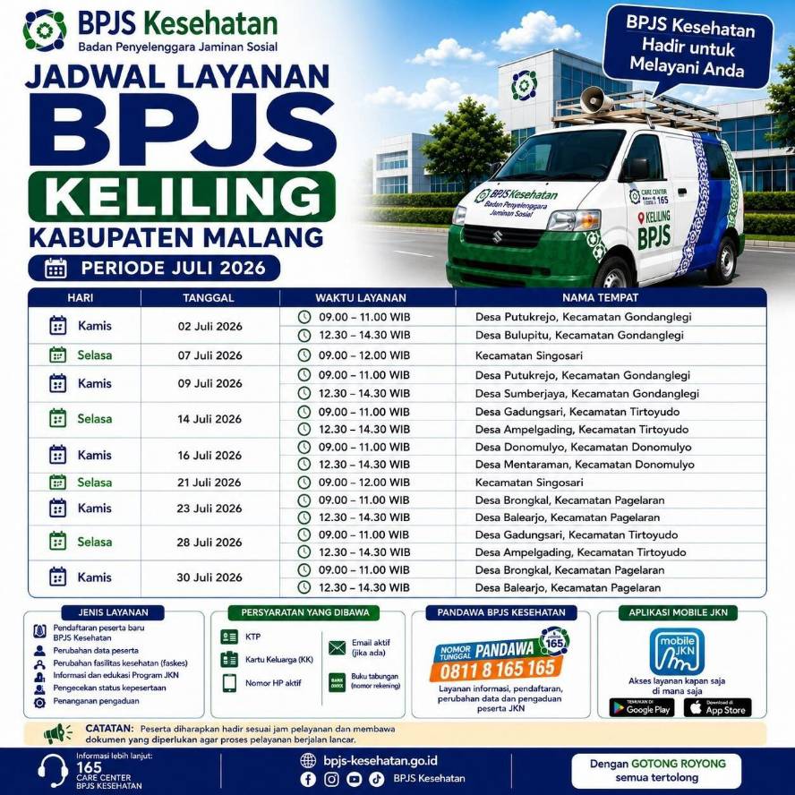 BPJS Kesehatan Hadirkan Layanan Keliling di Kabupaten Malang