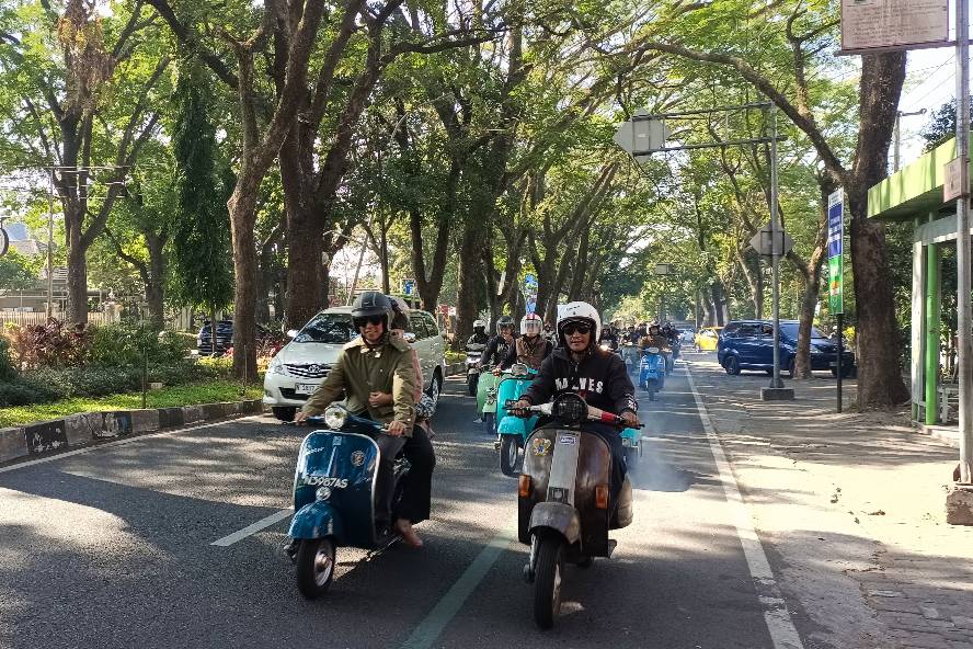 Sam Anas Gandeng Komunitas Malves Gelar Riding Riang Gembira