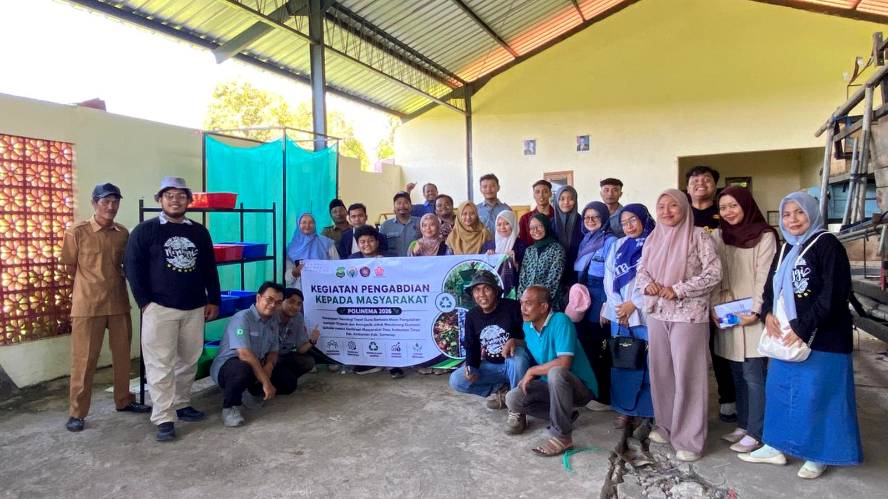 Berikan Pendampingan, Polinema Dorong Desa Ambunten Timur Ubah Sampah Menjadi Peluang Ekonomi
