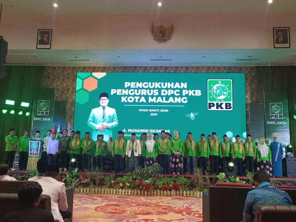 Dikukuhkan Pimpin PKB Kota Malang, Hikmah Bafaqih Bidik Kemenangan Pemilu dan Pulihkan Kepercayaan Publik
